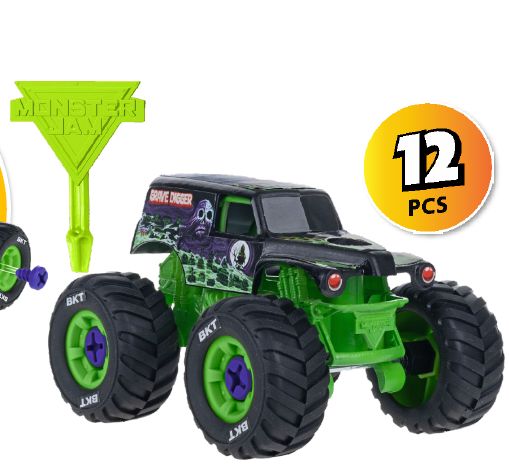 (PREN XM ) Monster Jam Mechanix – Grave Digger à construire