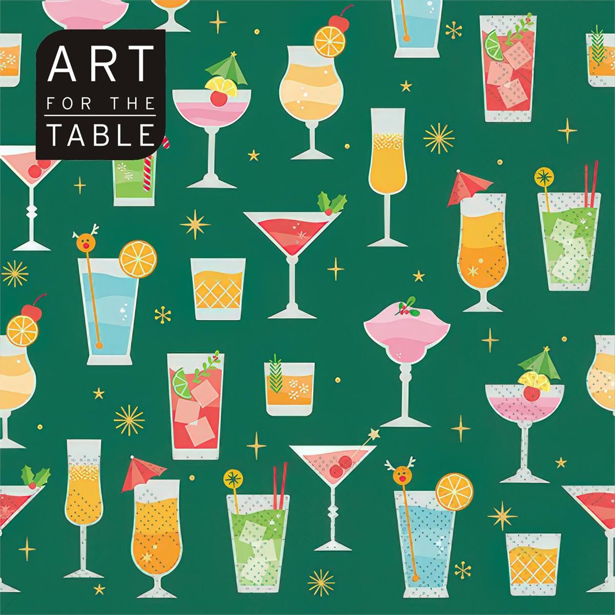 SERVIETTE DE TABLE 13X13 (COCKTAIL)(D3-7)