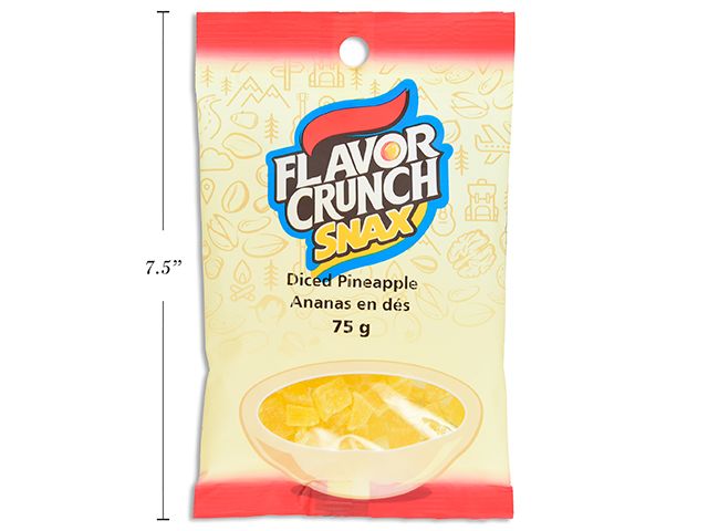 FLAVOR CRUNCH ANANAS EN DÉS 75 GR