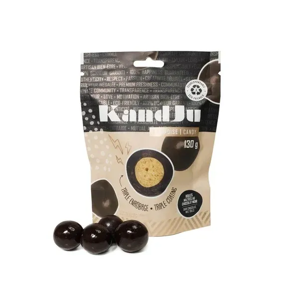 (CGC) KANDJU Boules de malt au chocolat noir Sac de 130g