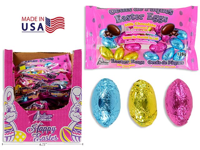 Œufs de Pâques en chocolat 128g R(PQ)
