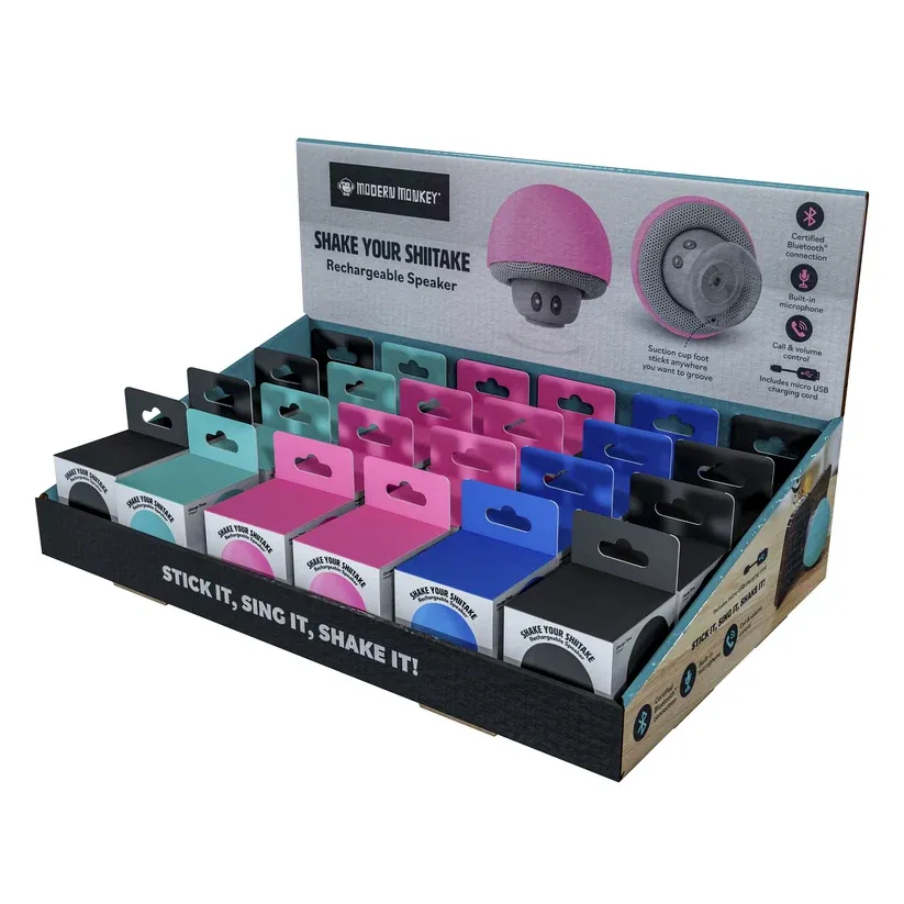 (CGC)Secouez votre haut-parleur rechargeable Shiitake Mini