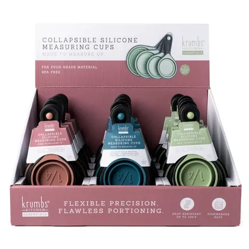 (CGC)Tasses mesureuses pliables en silicone