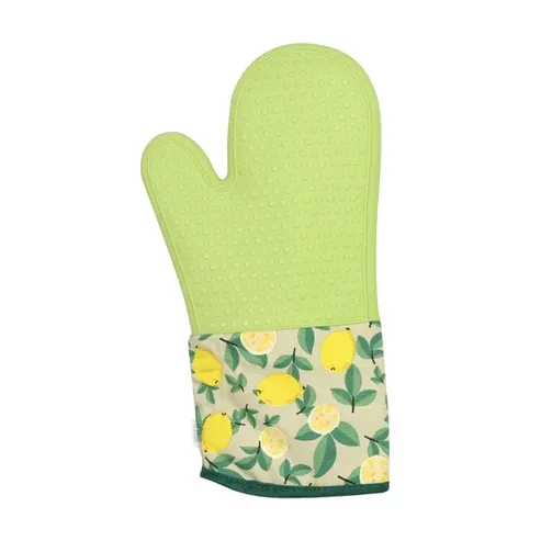 (CGC)Moufles de four en silicone de ferme  CITRON