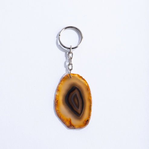 (CGC)Porte-clés en cristal  Agate