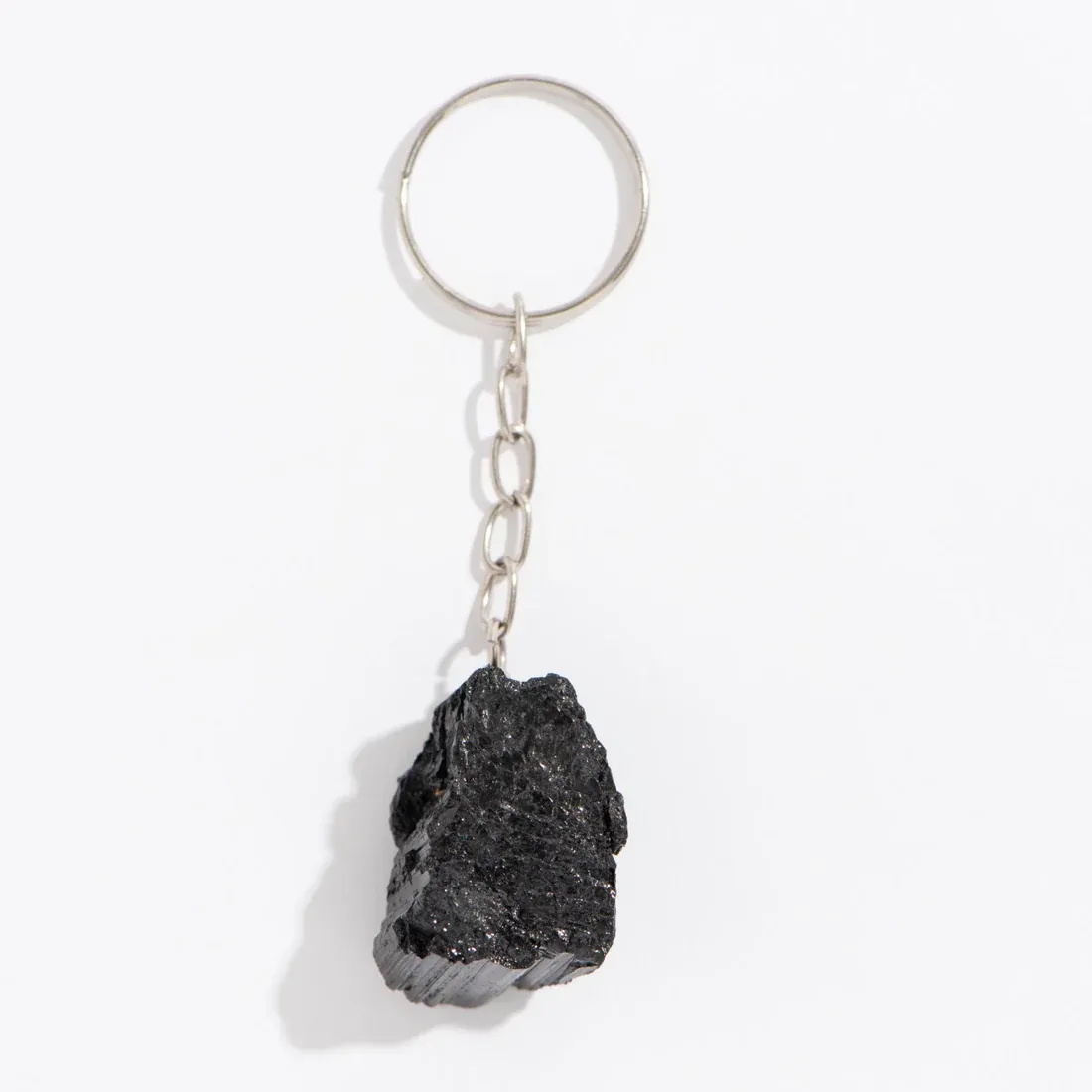 (CGC)Porte-clés en cristal  Tourmaline noire