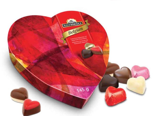 BOITE COEURS CHOCOLAT 145 GR(SV)