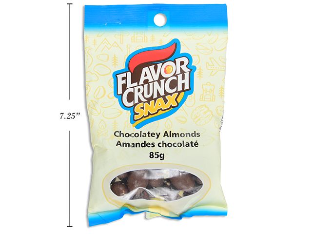 FLAVOR CRUNCH SNAX AMANDES ENROBÉES CHOCOLAT 85 GR