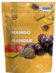 MANGUE ENROBÉ DE CHOCOLAT NOIR 170 GR