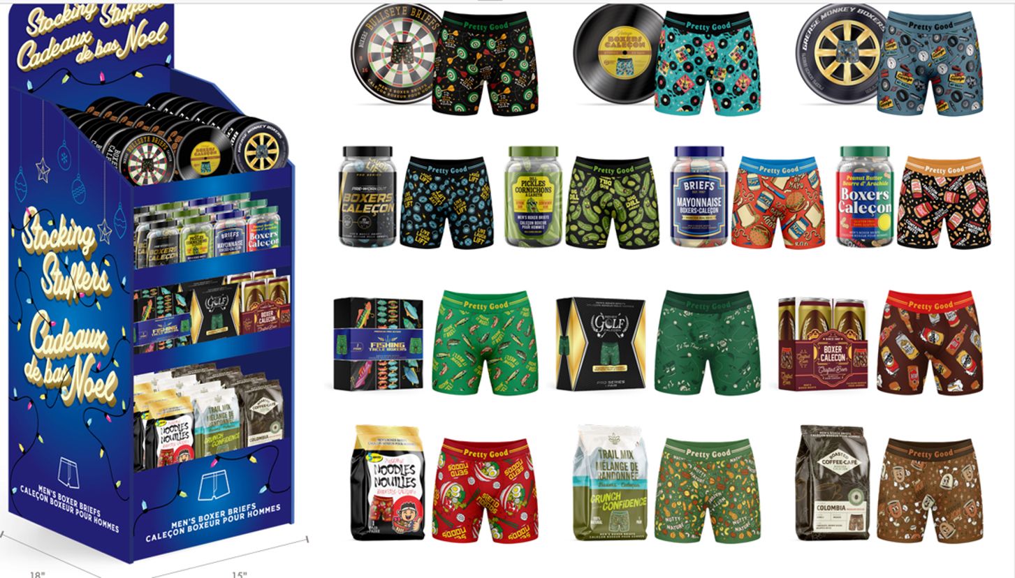 (ML)PRESENTOIR DE CALEÇON BOXER