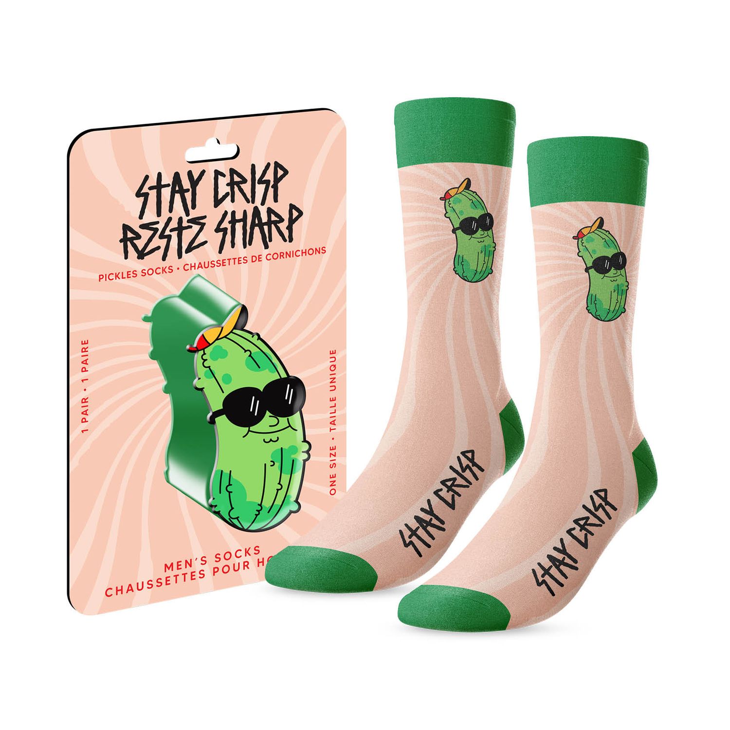 (ML)CHAUSSETTES DE CORNICHONS