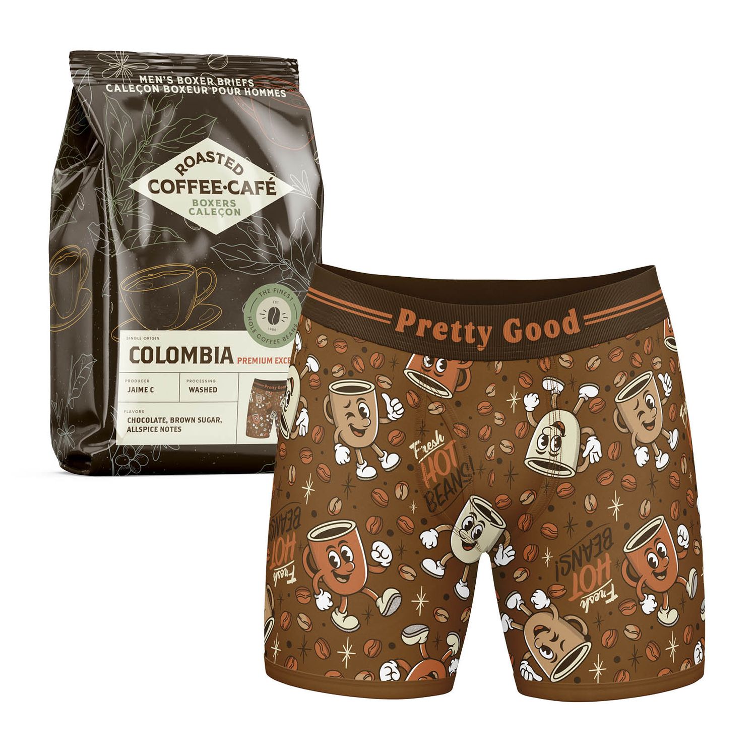 (ML)CALEÇON BOXER CAFE