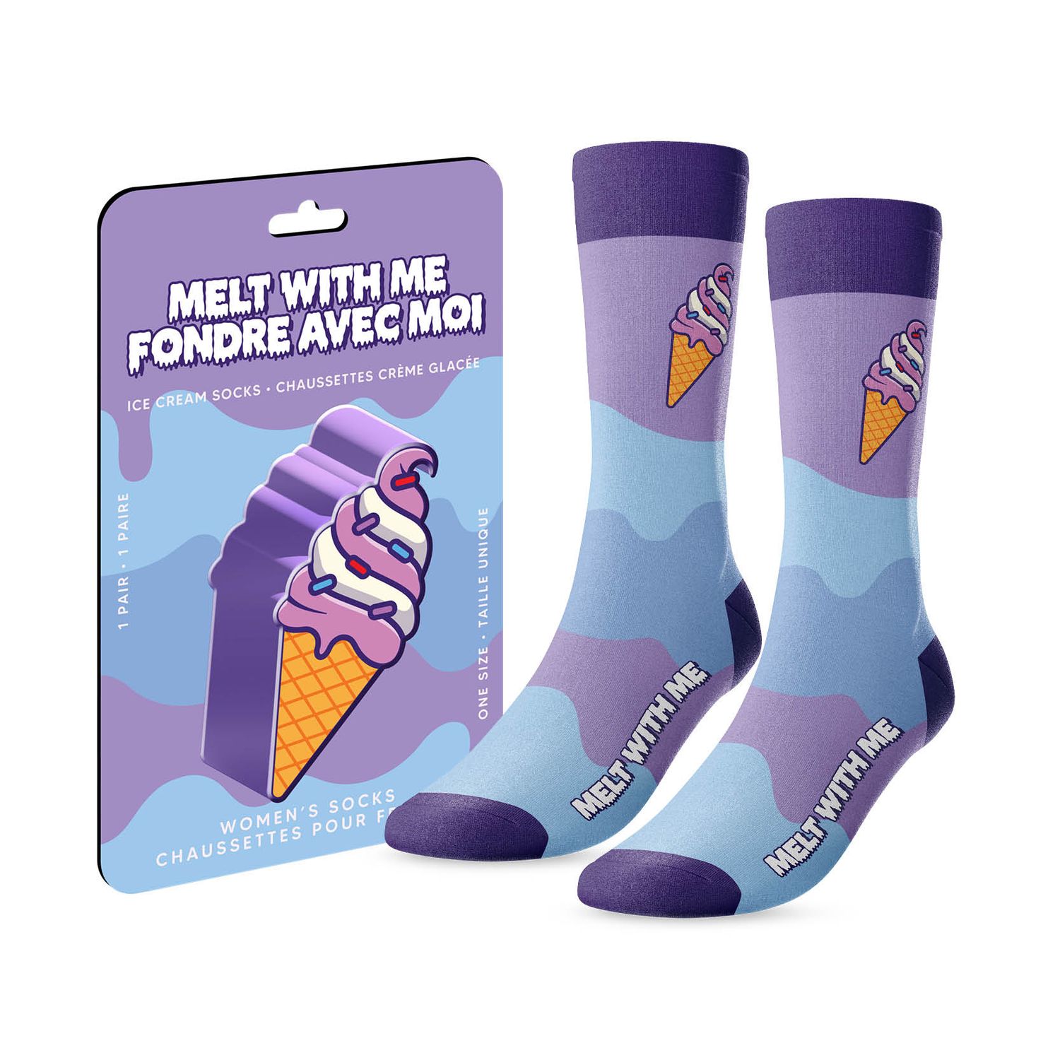 (ML)CHAUSSETTES DE CREME GLACEE
