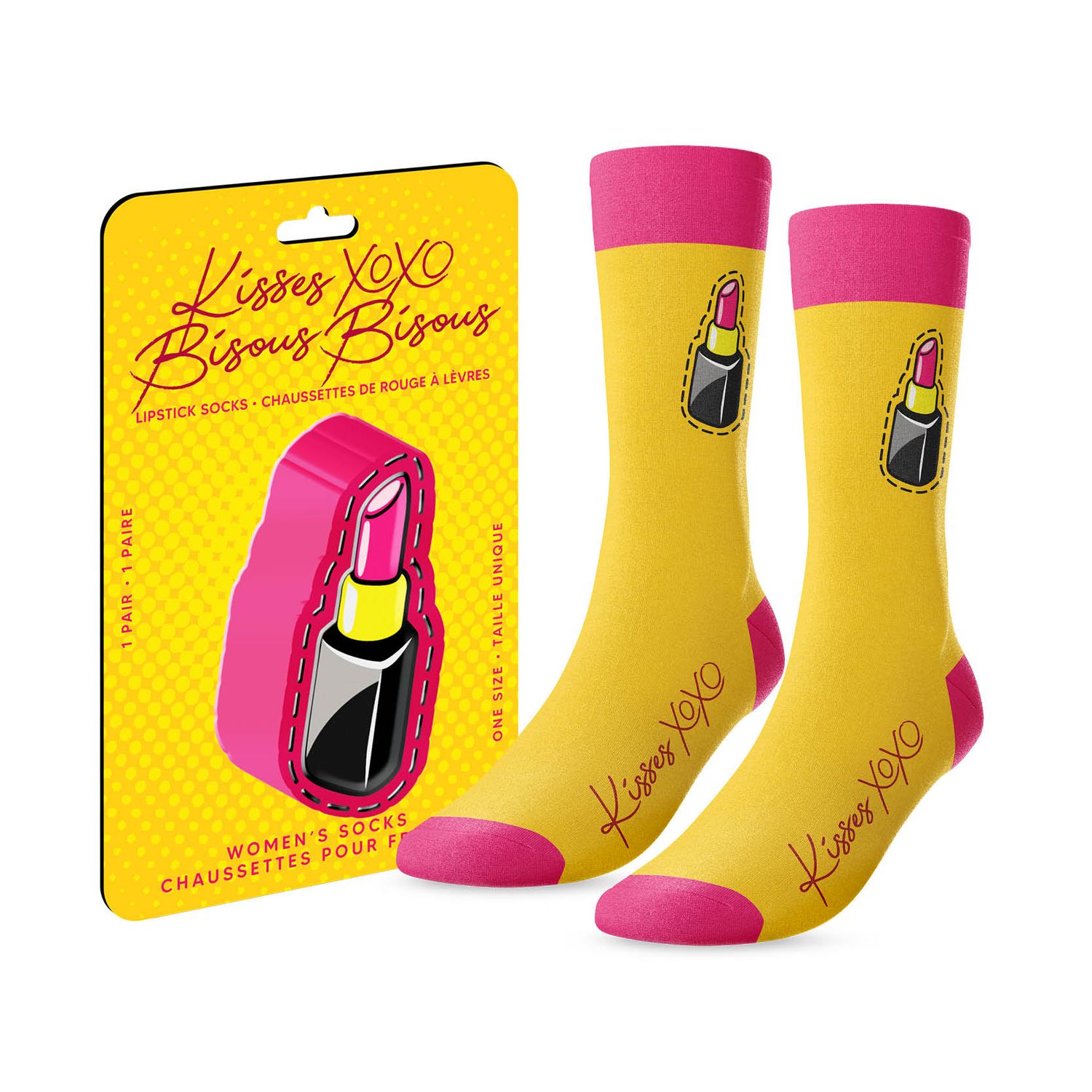 (ML)CHAUSSETTES DE ROUGE A LEVRES