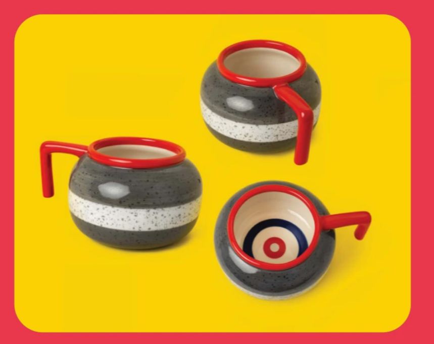 (ML)PRESENTOIR DE TASSE CURLING