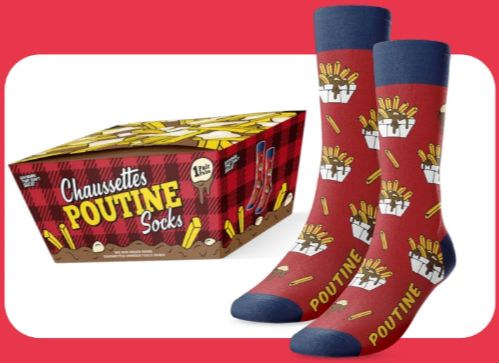 (ML)PRESENTOIR CHAUSSETTES POUTINE