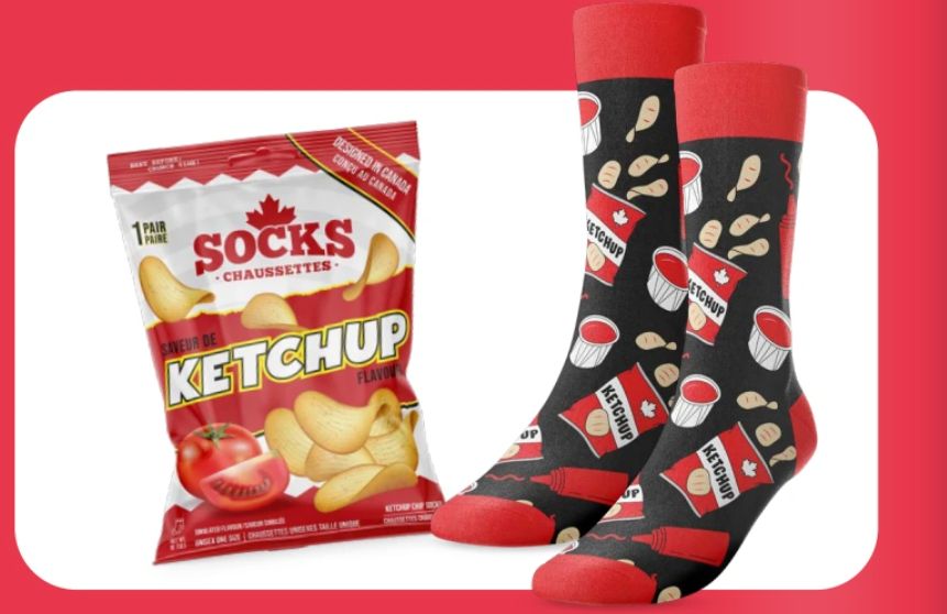 (ML)PRESENTOIR CHAUSSETTES KETCHUP