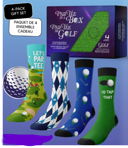 (ML)PAQUET CADEAUX CHAUSSETTES DE GOLF