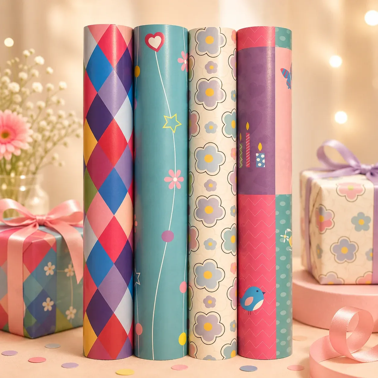 Emballage cadeau premium 16,5 sq/ft 30"x 79