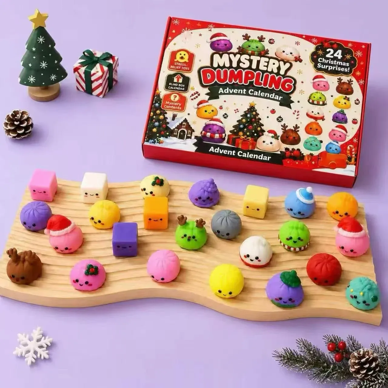 CALENDRIER DE L'AVENT MYSTÈRE DUMPLING (24 MCX) (PRÉBOOK)