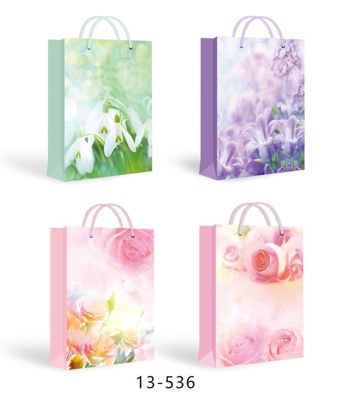 SACS CADEAUX DE FLEURS PAILLETÉES JUMBO   »(C7-8)
