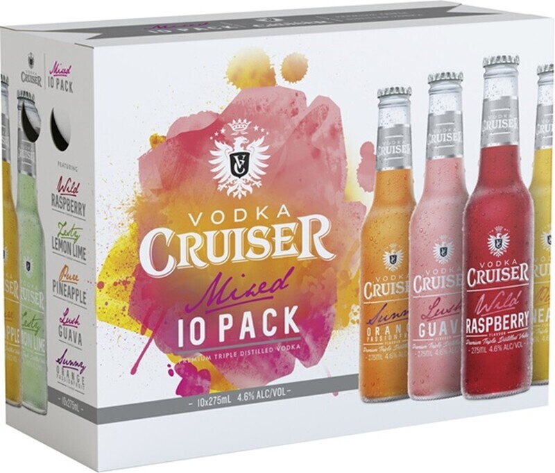 CRUISER MIXED 4.6% 10PK 275ML