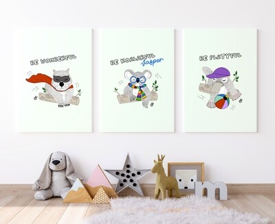 Aussie Animal Pun Prints
