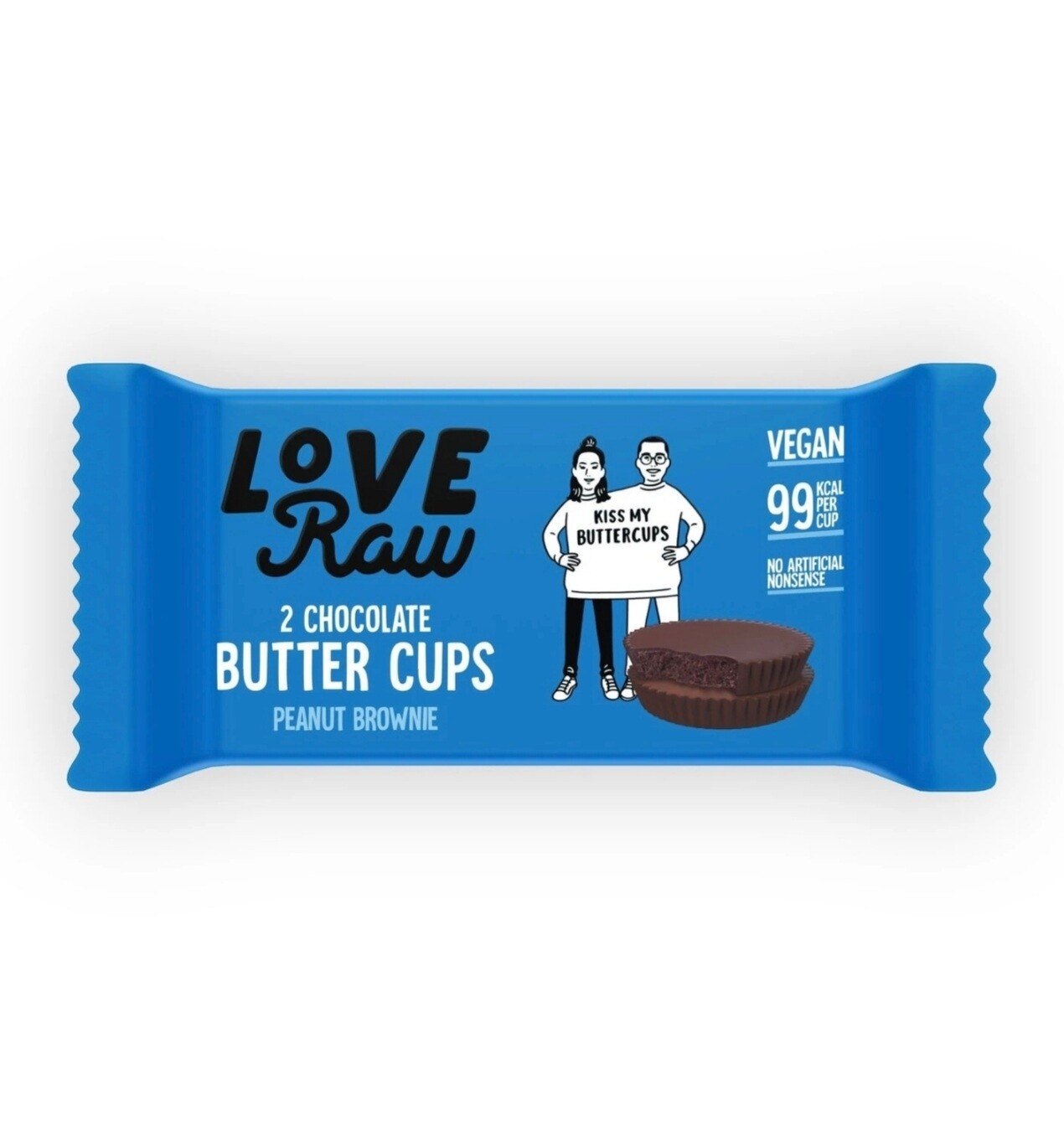 Love Raw Chocolate Butter Cups - Peanut Brownie 34g