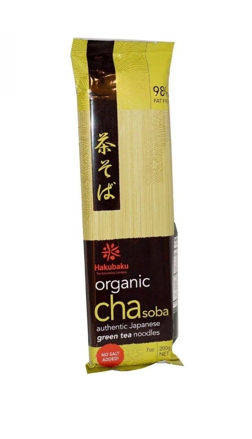 Hakubaku Organic Cha Soba Green Tea Noodles 200g