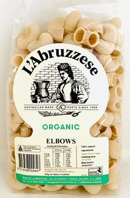 L&#39;Abruzzese Organic Elbows 375g