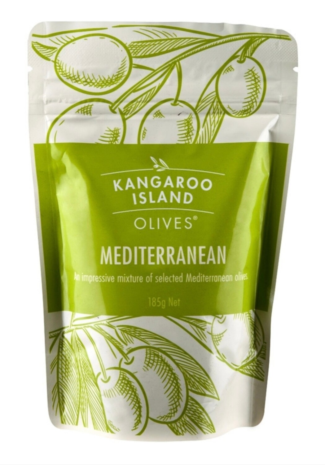 Kangaroo Island Olives - Whole Mediterranean Olives 185g