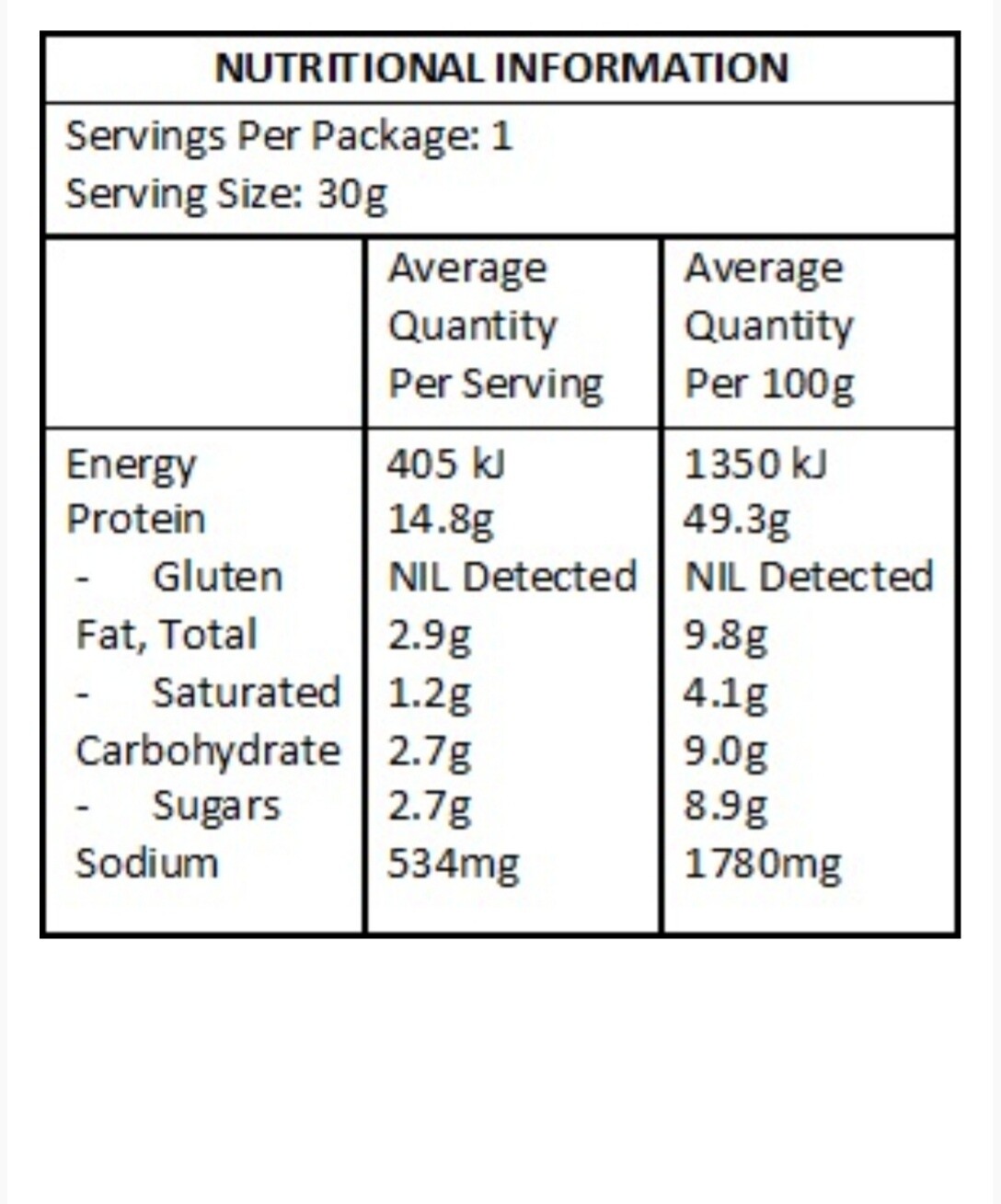 Kooee Natural Organic Beef Jerky Smoked Chipotle 30g