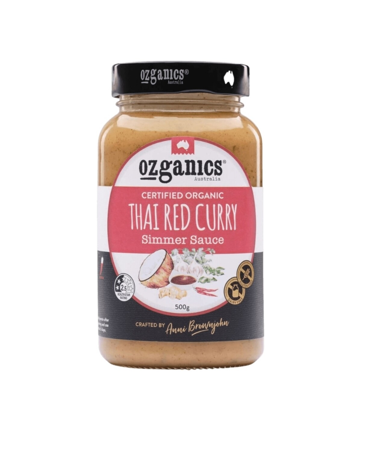Ozganics Thai Red Curry Organic 500g