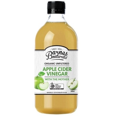 Barnes Naturals Organic Apple Cider Vinegar 500ml