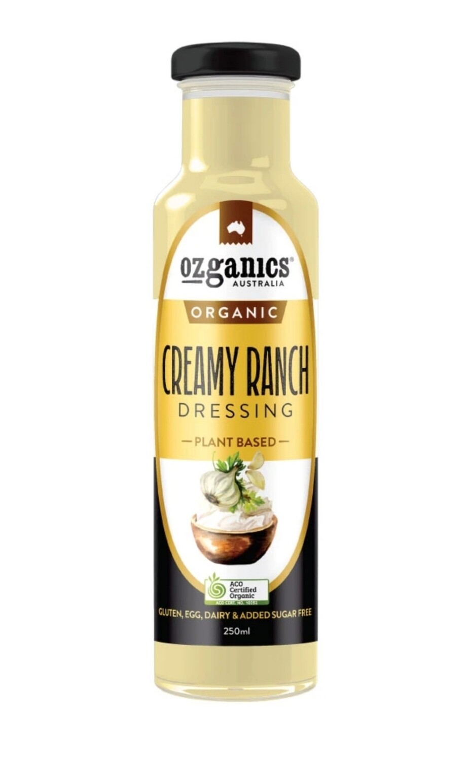 Ozganics Creamy Ranch Dressing Organic 250ml