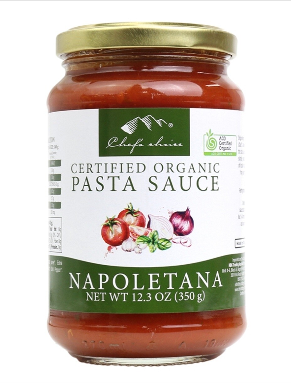 Chef&#39;s Choice Organic Napoletana Pasta Sauce 350g