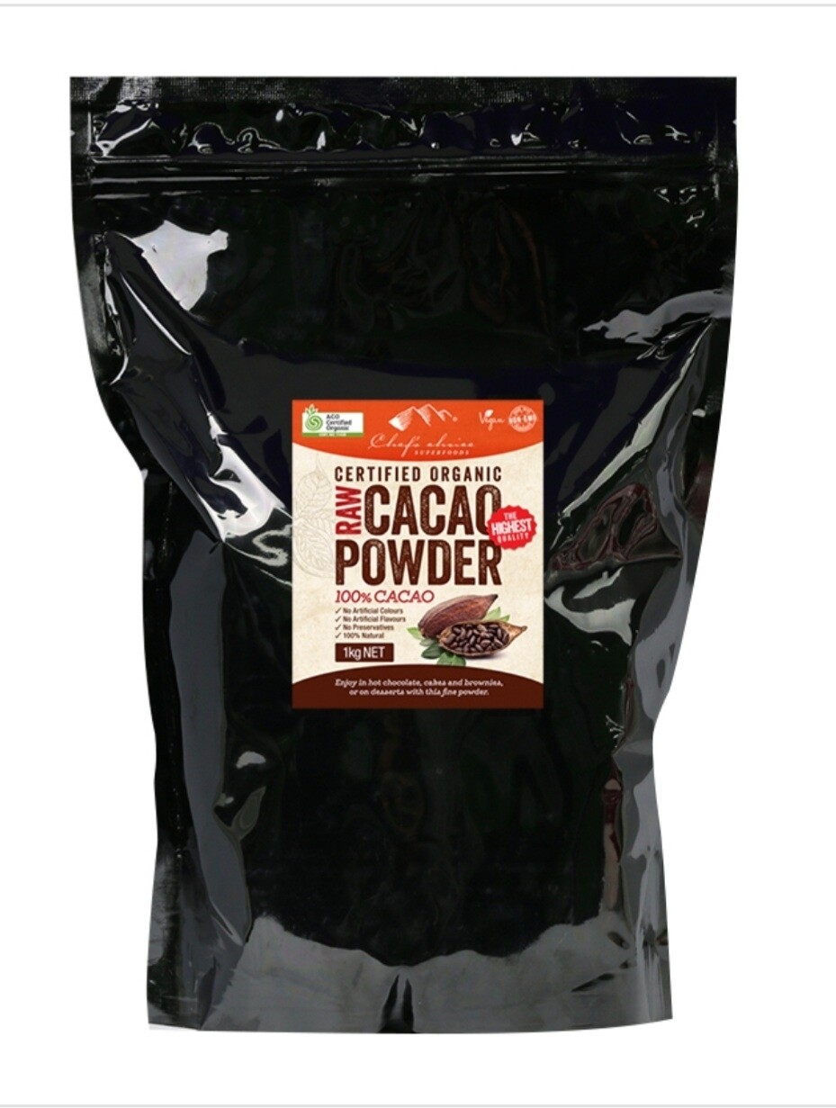 Chef's Choice Organic Raw Cacao Powder 1kg