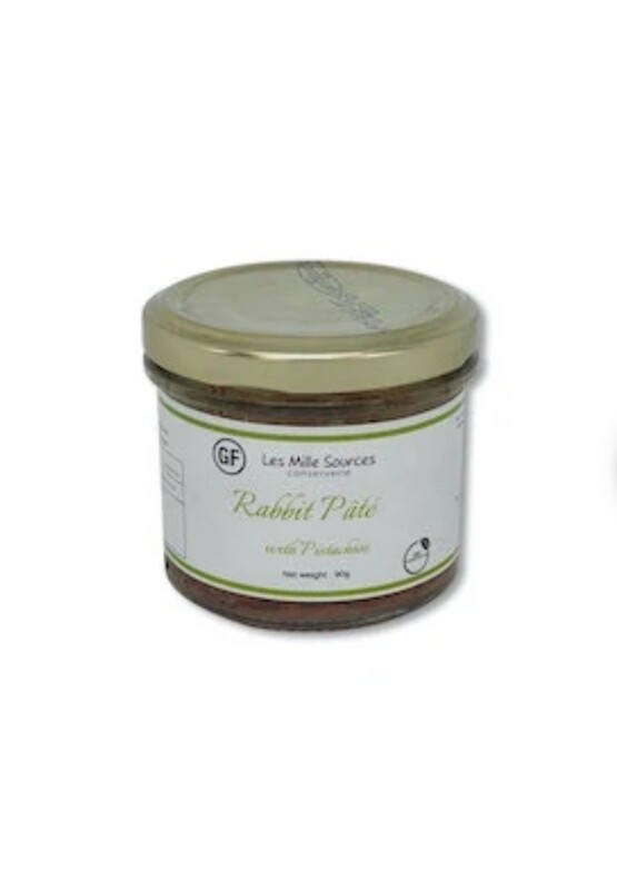 Les Mille Sources Rabbit Pate with Pistachios 90g