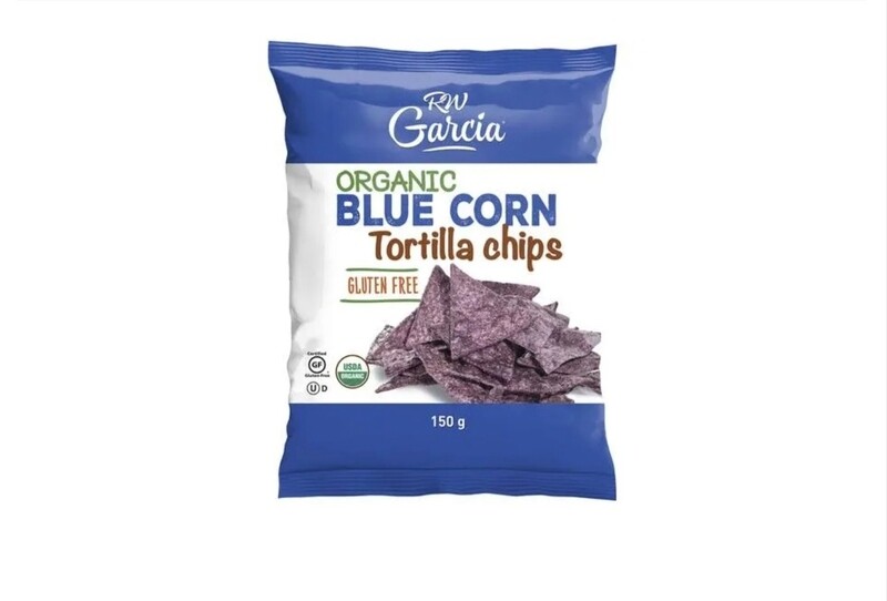 RW Garcia Organic Blue Corn Tortilla Chips 150g