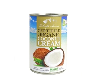 Chef's Choice Organic Coconut Cream 400ml