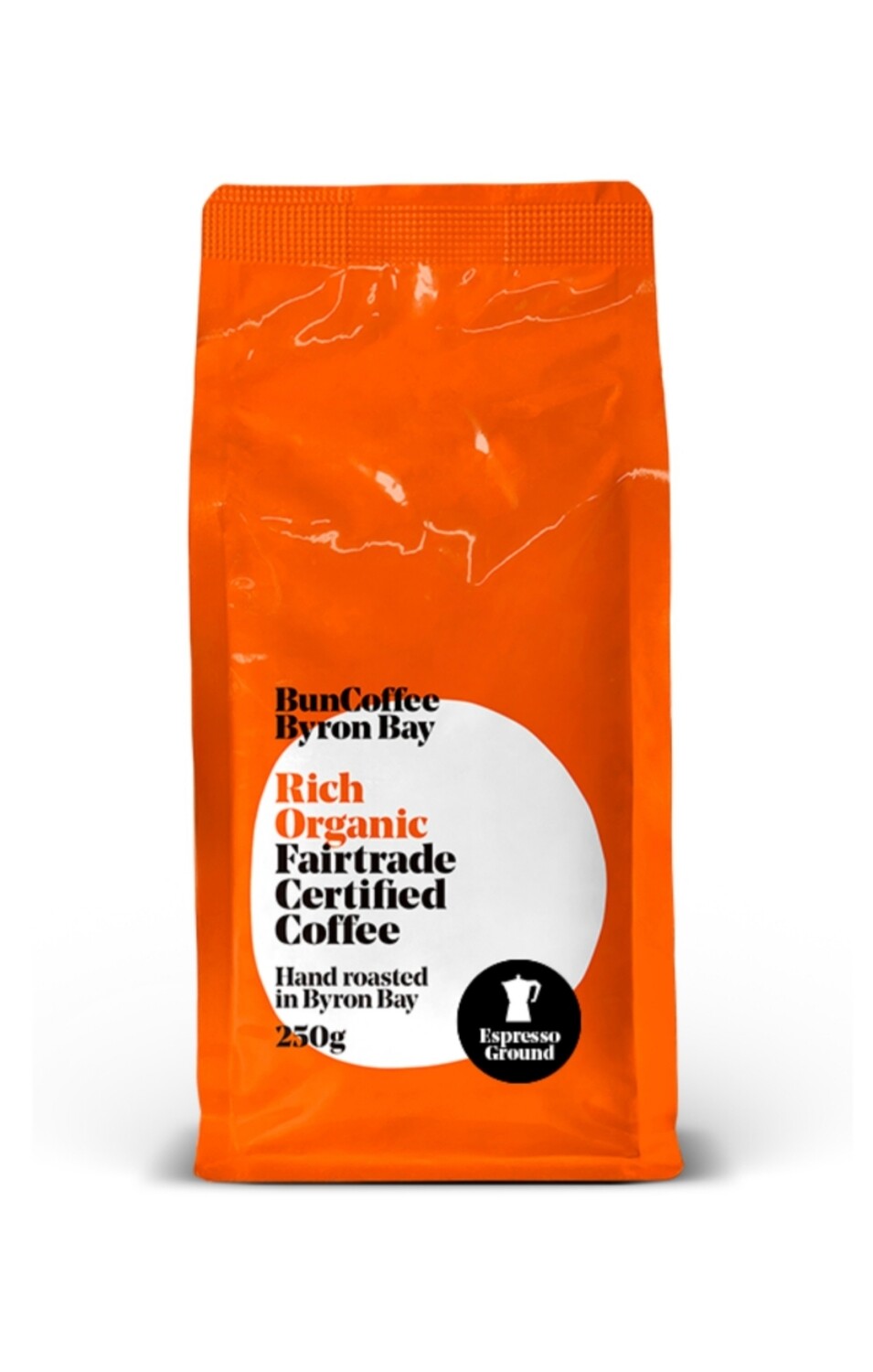BunCoffee Byron Bay Organic Rich Coffee Whole Beans 250g