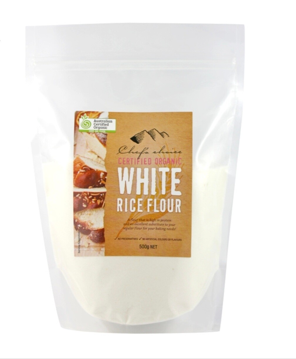 Chef's Choice Organic White Rice Flour 500g