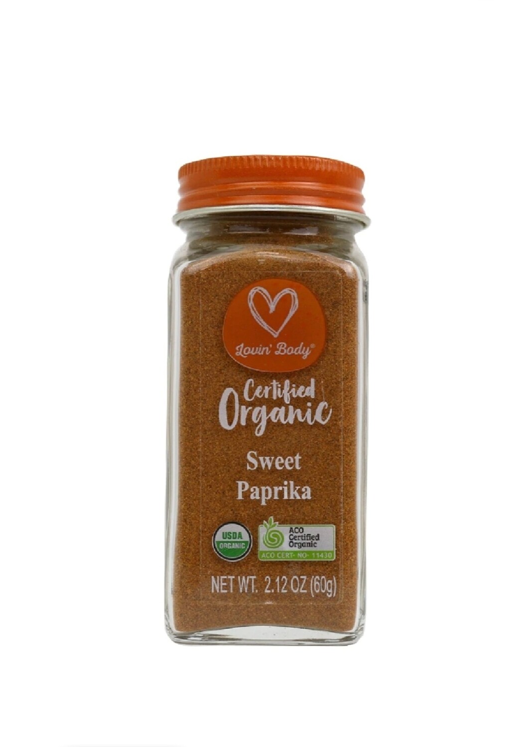 Lovin' Body Organic Sweet Paprika 60g