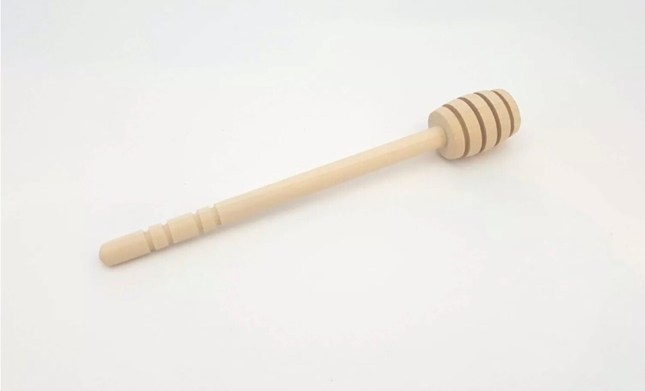 KitchenCraft Wooden Honey Dipper 6½ 16 cm 
