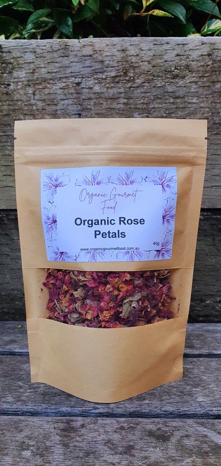 Organic Rose Petals 40g