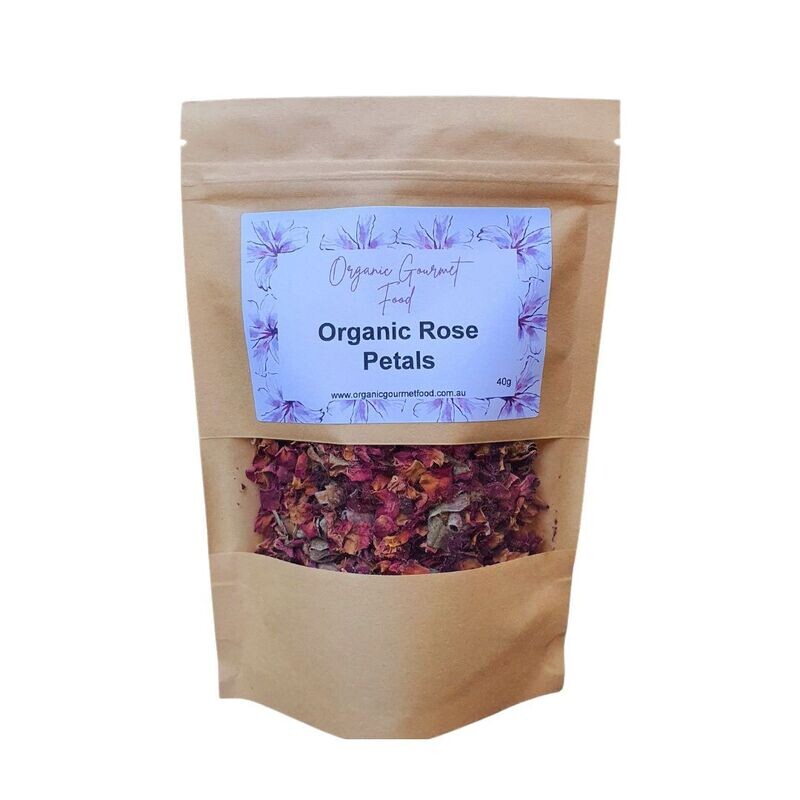 Organic Rose Petals 40g