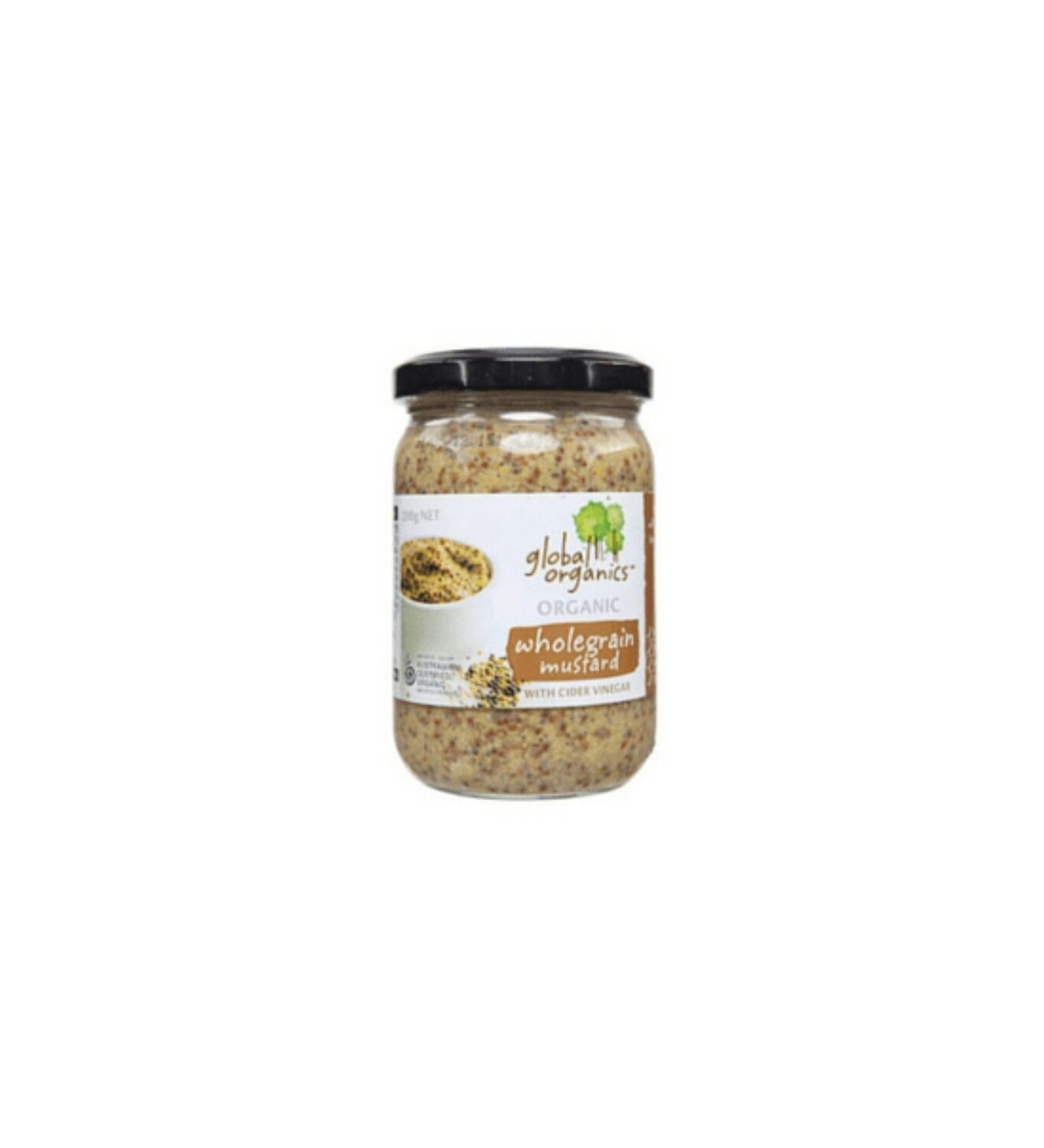 Global Organics Wholegrain Mustard Organic 290g