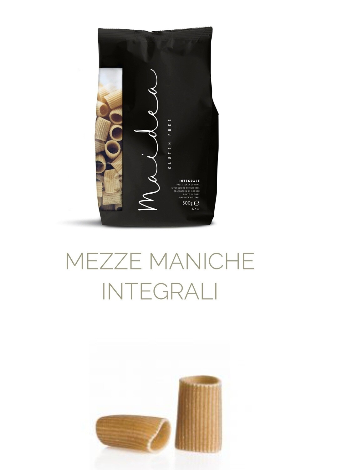 Maidea Brown Rice Mezze Maniche Gluten Free Pasta 500g