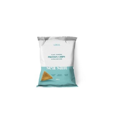 Loka Protein Chips  Sea Salt Ultra Low Carb 100g