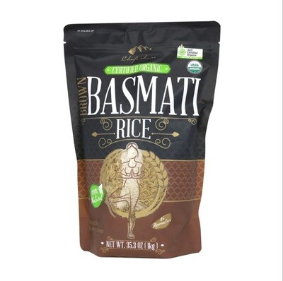 Chef's Choice Organic Brown Basmati Rice 1kg
